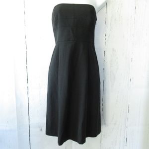 Theory Strapless Dress Cocktail Party Formal